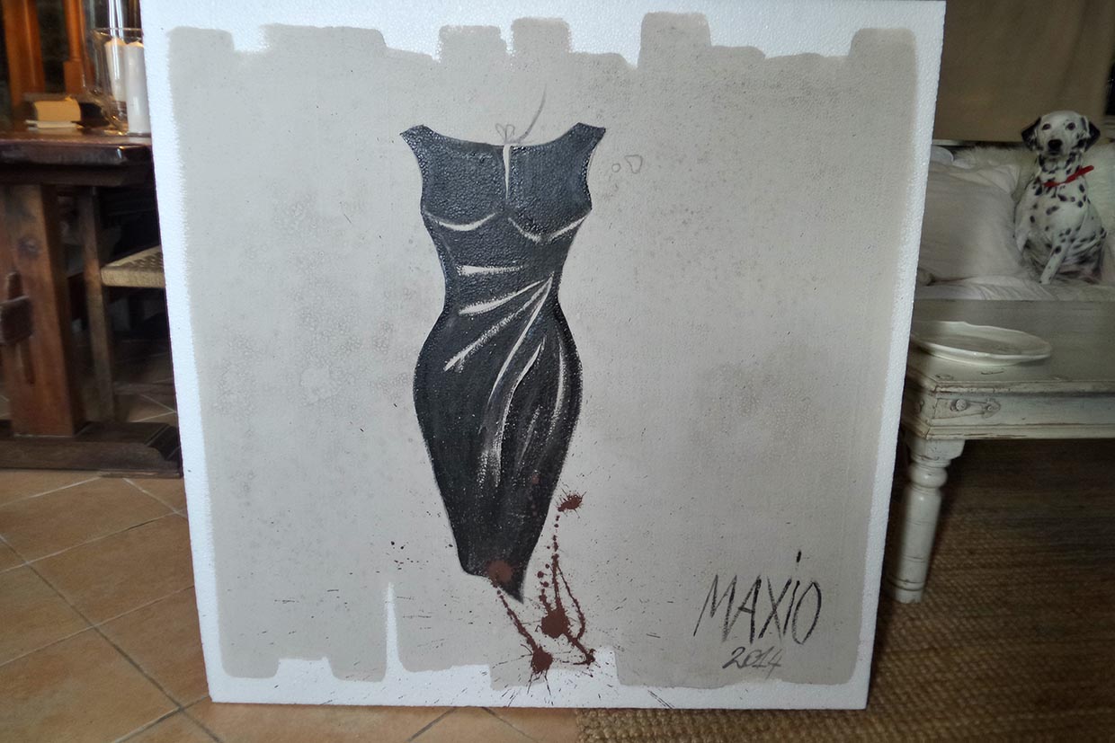 Ref. A101 - € 180,00 - tempera su Poly - dimensione 100x100 cm- info: 3484002517 - mirna8007@libero.it 