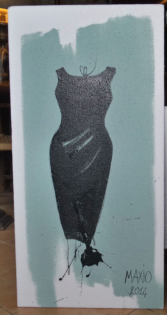 Ref. A112 - € 150,00 - tempera su Poly - dimensione 50x100 cm- info: 3484002517 - mirna8007@libero.it 