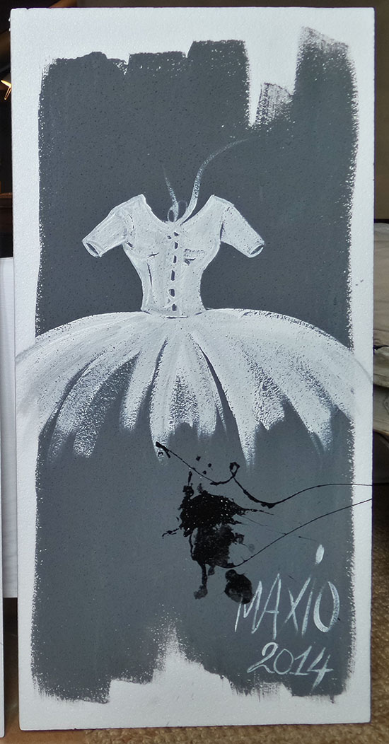 Ref. A114 - € 150,00 - tempera su Poly - dimensione 50x100 cm- info: 3484002517 - mirna8007@libero.it

