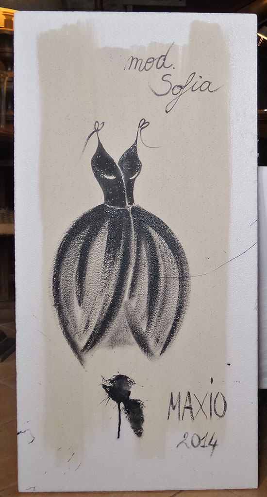 Ref. A115 - € 150,00 - tempera su Poly - dimensione 50x100 cm- info: 3484002517 - mirna8007@libero.it 


