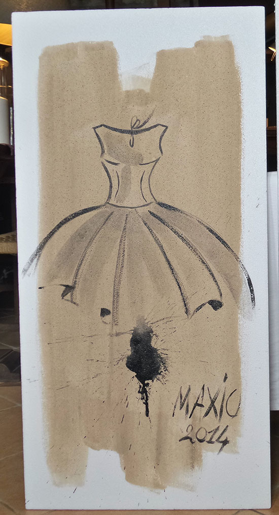 Ref. A116 - € 150,00 - tempera su Poly - dimensione 50x100 cm- info: 3484002517 - mirna8007@libero.it 