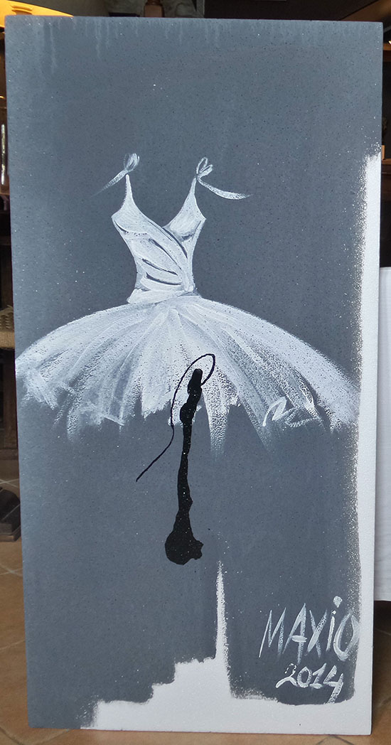 Ref. A118 - € 150,00 - tempera su Poly - dimensione 50x100 cm- info: 3484002517 - mirna8007@libero.it 

