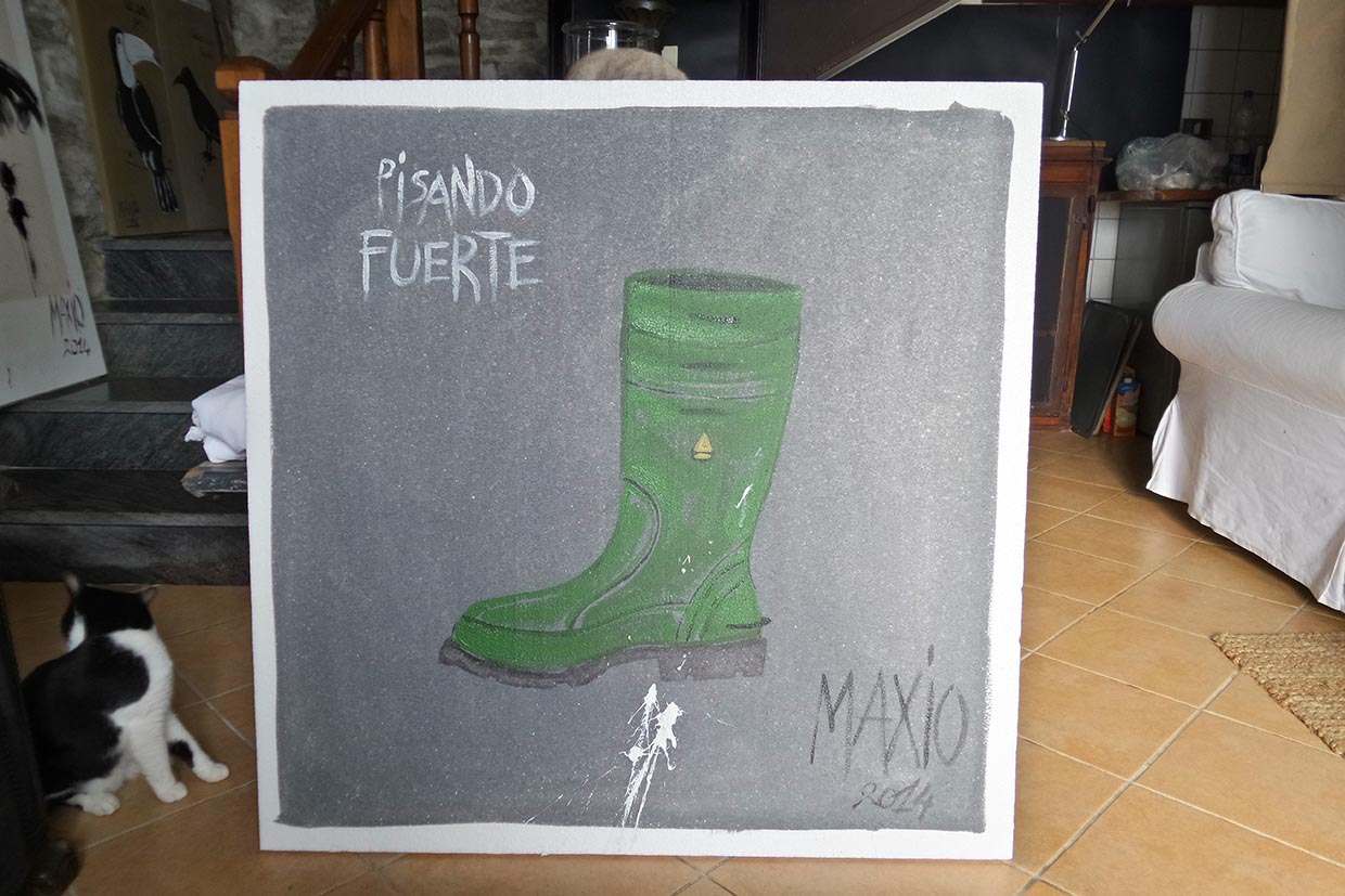 Ref. S104 - € 170,00 - tempera su Poly - dimensione 100x100 cm - info: 3484002517 - mirna8007@libero.it 

