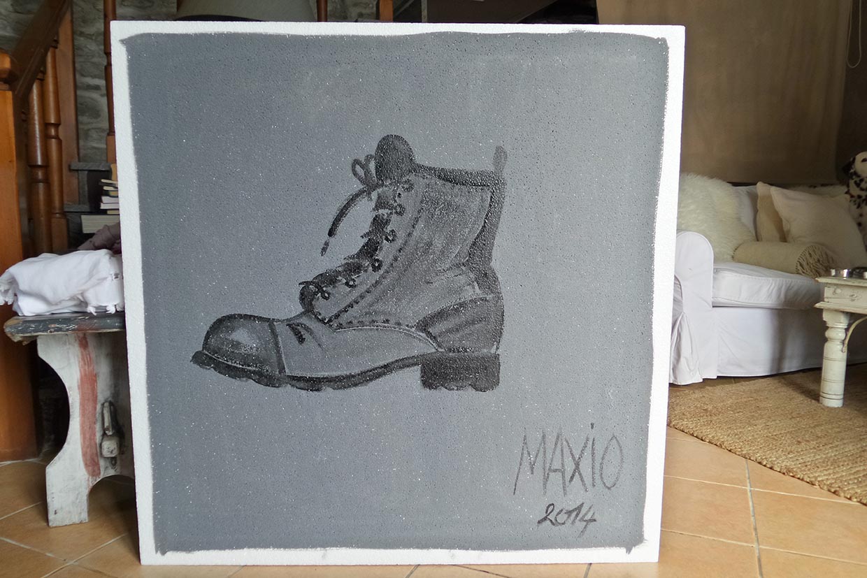 Ref. S107 - € 170,00 - tempera su Poly - dimensione 100x100 cm- info: 3484002517 - mirna8007@libero.it 